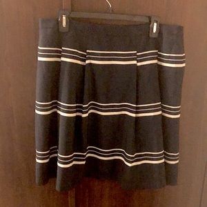 NWT The Limited Striped Blue and White Skirt